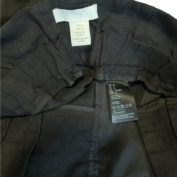 H&M Highwaist Trouser Black Pants - Picture 4 of 5